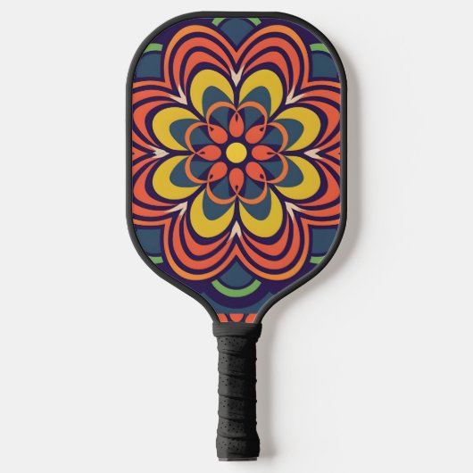 bloemmozaïeken pickleball paddle (Voorkant)