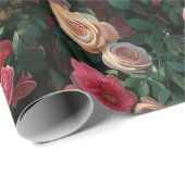 bloemmuur cadeaupapier (Rol Hoek)