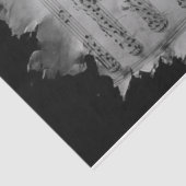 Bloemmuziekblad Tissuepapier (Detail)