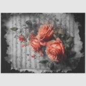 Bloemmuziekblad Tissuepapier (Voorkant)