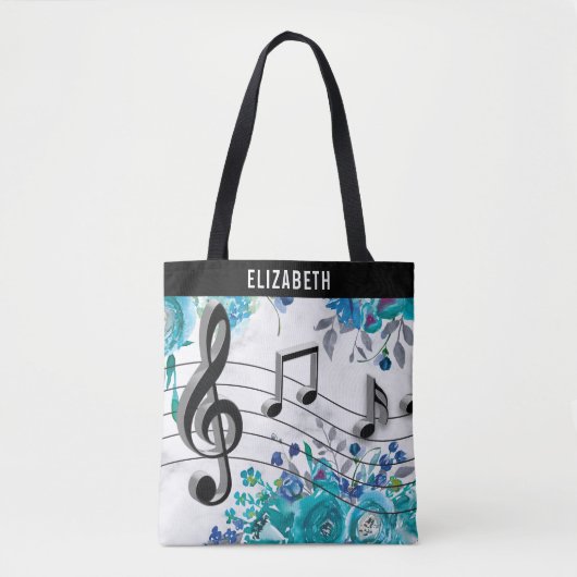 Bloemmuzieklessen Tote Bag (Voorkant)