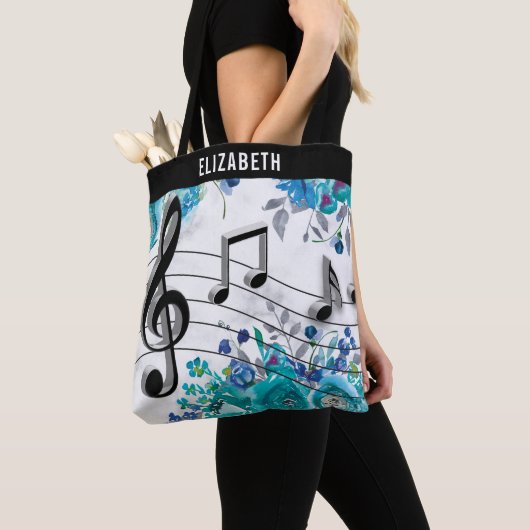 Bloemmuzieklessen Tote Bag (Dichtbij)