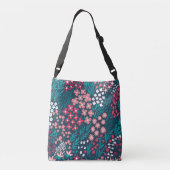  bloemnaadloze textuur. crossbody tas