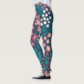 bloemnaadloze textuur. leggings (Links)