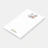  bloemnaaimachine monogram post-it® notes (Schuin)