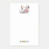  bloemnaaimachine monogram post-it® notes (Voorkant)