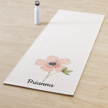 Bloemnaam in waterverf Blush