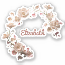 bloemnaam Sticker