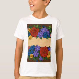 Bloemnaamlabel T-shirt