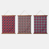 Bloemnoir Hangend Wandkleed (Driedubbel)