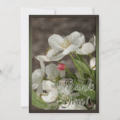 Bloemolie schilderen Hartelijk dank Bedankkaart (Voorkant)