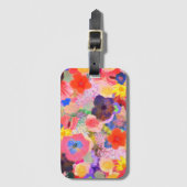 Bloemoliën Bagagelabel (Voorkant (verticaal))