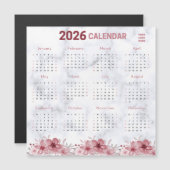 Bloemontwerp 2026 Paarse Bloem met Aangepast Logo (Voorkant / Achterkant)