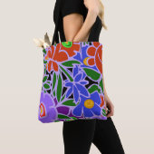 Bloemontwerp #5 tote bag (Dichtbij)