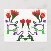 bloemontwerp briefkaart (Voorkant)