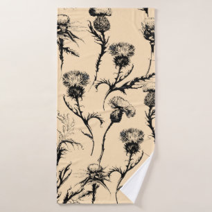 bloemontwerp, decoratiekunst, grafisch decor, ba badhanddoek
