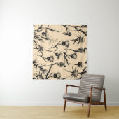 bloemontwerp, decoratiekunst, grafisch decor, ba wandkleed (In Situ (horizontaal))