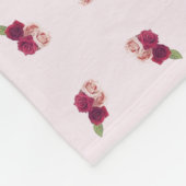 Bloemontwerp Fleece Deken (Hoek)