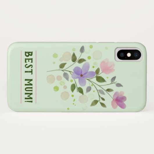  Bloemontwerp Gepersonaliseerde mobiele telefoonho Case-Mate iPhone Case (Achterkant (horizontaal))