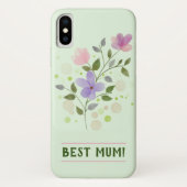  Bloemontwerp Gepersonaliseerde mobiele telefoonho Case-Mate iPhone Case (Achterkant)