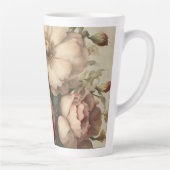  bloemontwerp groot latte mok (Rechts)