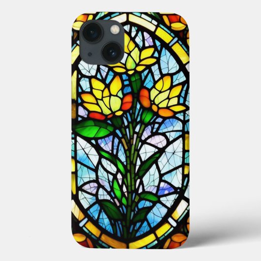 Bloemontwerp in Fel Kleuren Case-Mate iPhone Case (Achterkant)