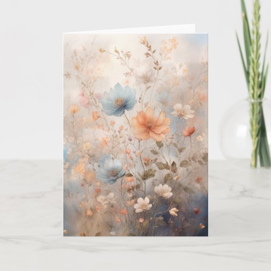 bloemontwerp kaart (Voorkant)