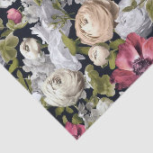 Bloemontwerp met anemonen en Rozen Tissuepapier (Detail)