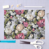Bloemontwerp met anemonen en Rozen Tissuepapier (Craft)