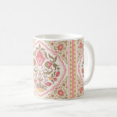 bloemontwerp met oosterse stijl koffiemok (Voorkant rechts)