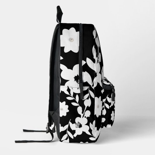 Bloemontwerp met parels bedrukte rugzak (Links)