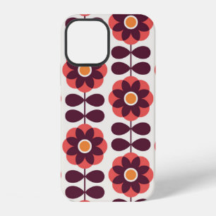 Bloemontwerp naadloos patroon. Scandinavische stij iPhone 12 Hoesje