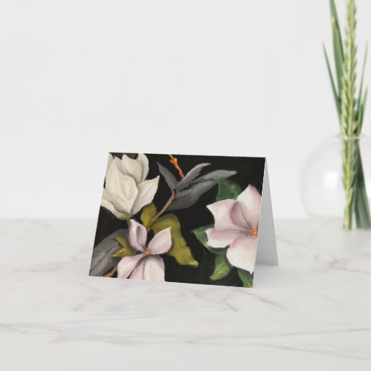 Bloemontwerp op notitiekaart (Voorkant)