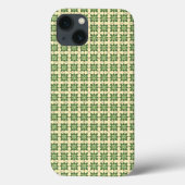 Bloemontwerp patroon. Case-Mate iPhone case (Achterkant)