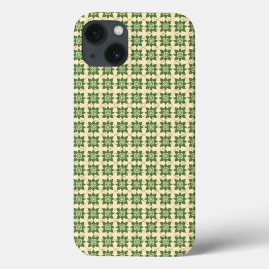 Bloemontwerp patroon. Case-Mate iPhone case (Achterkant)