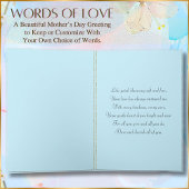 bloemontwerp perfect voor Moederdag Kaart