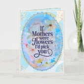 bloemontwerp perfect voor Moederdag Kaart (Voorkant)