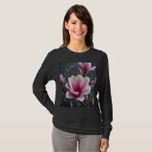 Bloemontwerp T-shirt (Voorkant volledig)