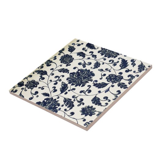  bloemontwerp tegeltje (Zijkant)