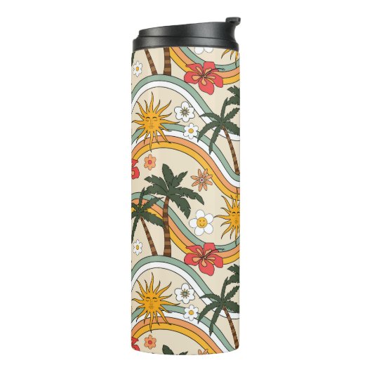 bloemontwerp thermosbeker (Gedraaid links)