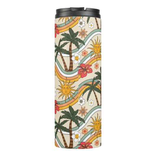 bloemontwerp thermosbeker (Achterkant)