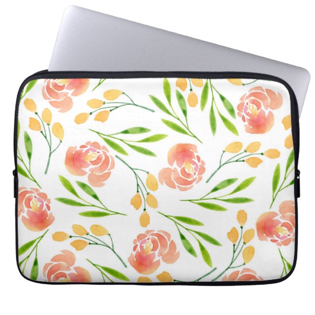 Bloemoorten Laptop Sleeve (Voorkant)