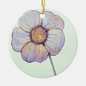 Bloemornament Keramisch Ornament (Voorkant)