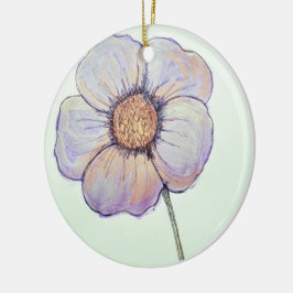 Bloemornament Keramisch Ornament