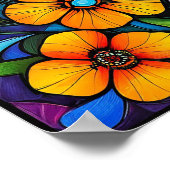 Bloemornament Poster (Hoek)