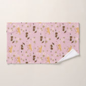 bloempaard bad handdoek (Handdoek)