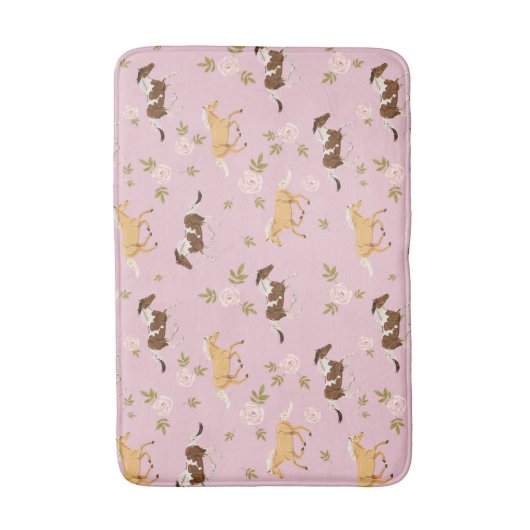  bloempaard badmat (Voorkant Verticaal)