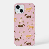  bloempaard iPhone 15 case (Achterkant)