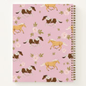 bloempaard | Jouw namen toevoegen Notitieboek (Achterkant)