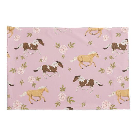  bloempaard kussensloop (Achterkant-Rechts)